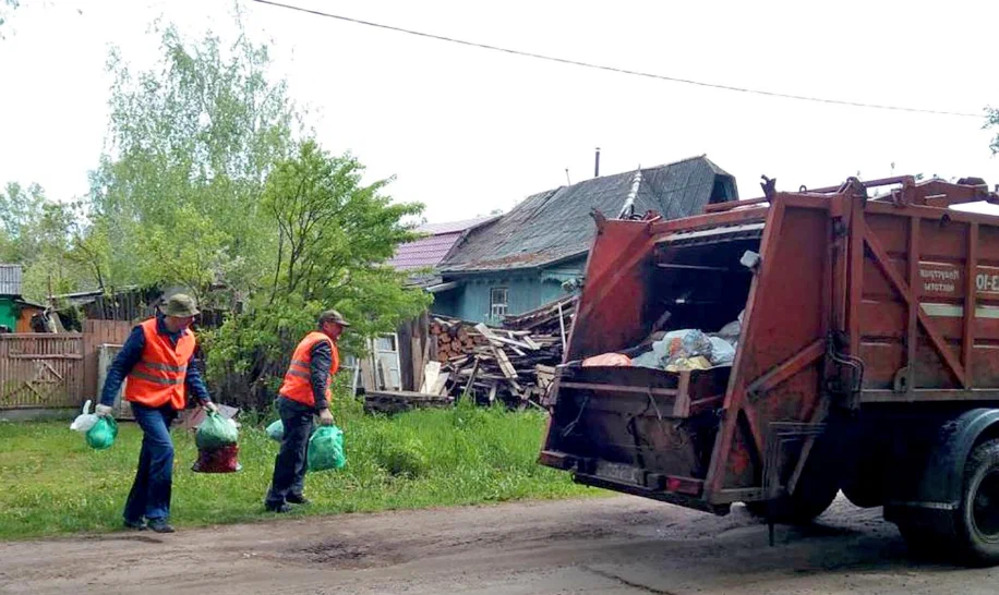Вывоз мусора из частного дома в Полевской в октябре