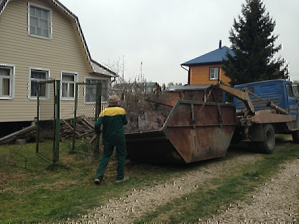 Вывоз мусора и отходов с дачи и участка СНТ в Полевской в октябре