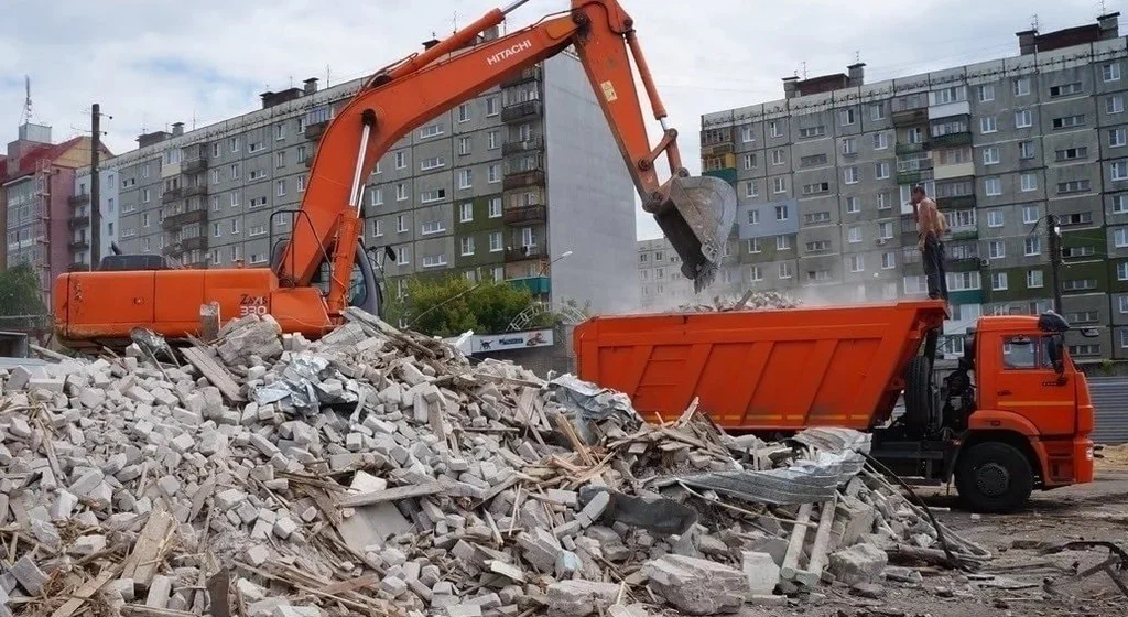Профессиональный вывоз строительного мусора в Полевской в октябре